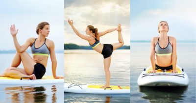 Stand Up Paddle Boarding Yoga