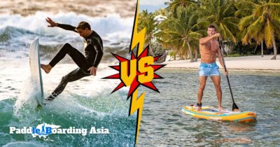 Paddle Boarding vs Surfing